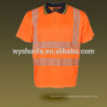 2015 road safety equipment safety t-shirt high visibility 100% polyester safety t-shirt